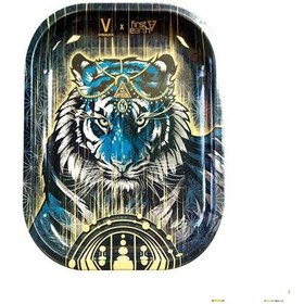 Resim Metal Tepsi Tiger 18X14 Cm 