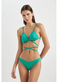 Resim Defacto Fall in Love Regular Fit Bikini Alt W8732AZ23SMGN232 Yeşil 
