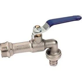 Resim Gross AVM Küresel Bahçe Musluğu Rekorlu 3/4'' Prinç 