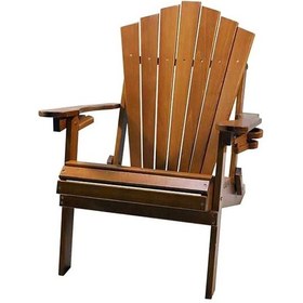 Resim Adirondack Şezlong Koltuk - Masif Ahşap -Katlanır Yapı 