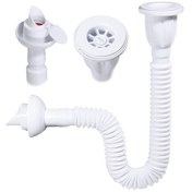 Resim Körüklü Lavabo Sifonu Koku Önleyici Kapaklı Çekvalflı 73 Cm N11.58 