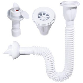 Resim Körüklü Lavabo Sifonu Koku Önleyici Kapaklı Çekvalflı 73 Cm N11.58 