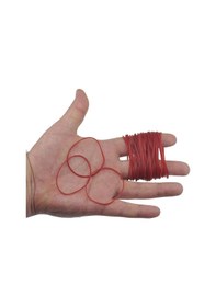 Resim Ekoset Kırmızı Paket Ambalaj Para Lastiği 1000 Adet 70Mm 
