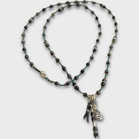 Resim Mey Atelier Lucius Yeşil Unisex Necklace - 70 