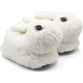 Resim Zulu Kadın Hayvanlı Panduf Beyaz 36/41 Beyaz 