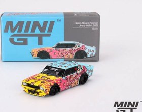Resim Mini GT 1/64 Nissan Skyline Kenmeri Liberty Walk LBWK KUMA MGT00698 