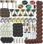 Resim Yaleker 337 Parça Döner Aleti Aksesuar Seti - Kesme, Taşlama, Oyma, Yükseltme, Zımparalama, Temizleme Ve Cila İşlemleri İçin Tam Set 