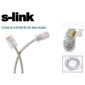 Resim S-Link Sl-Cat40-Rj-45 S-Lınk 40 Metre Cat5 Utp Patch Cord Kablosu Rj-45 