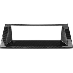 Resim Creatorally Karbon Fiber Stil Iç Merkezi Konsol Gps Navigasyon Krom Çerçeve Trim Için Bmw X5 E70 08-13 (Yurt Dışından) 