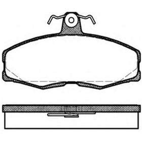 Resim MGA 55289 Fren Balatası Ön Favorıt 89- Felıcıa 94- / Sıerra 83- 