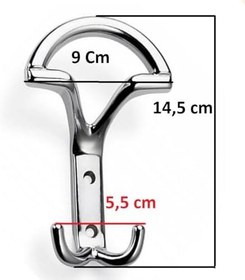 Resim Portmanto Askı Vestiyer Duvar Dolap Elbise Askısı Krom Lüx Eta Metal Mobilya Askısı 4 Adet 