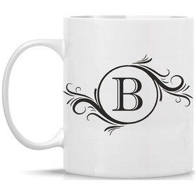 Resim Harfli Kişiye Özel Kupa Bardak Beyaz 