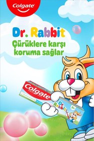 Resim Colgate Dr. Rabbit Bubblegum 50ml Çocuk Diş Macunu x2 