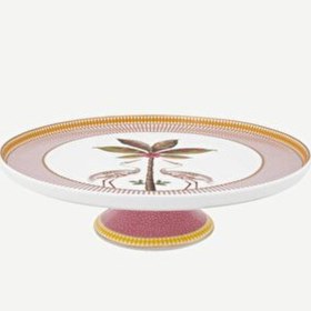 Resim Pip Studio Pembe Porselen Kek Standı 21 cm 