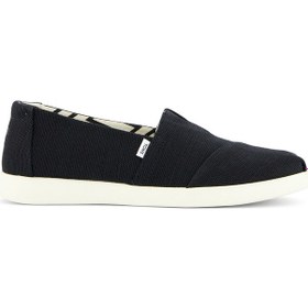 Resim Espadril / Keten Kadın 10021574 Toms Alpargata Heritage Canvas Black Siyah 