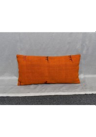 Resim Zehra Abla Halı Yeni El Dokuma Dekoratif Lumbar Kilim Kırlent Yastık Kılıfı 6887 Çok Renkli 