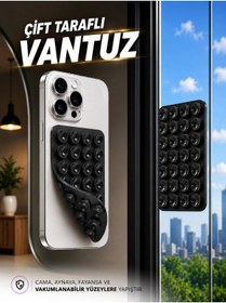 Resim Case collection Slikon Çift Taraflı Vantuz Telefon Tutucu Vakum,Cama Yapışan Çift Taraflı 