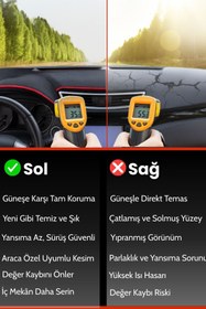 Resim Genel Markalar FIAT DOBLO AIRBAGLİ (2008-2013) Uyumlu Torpido Örtüsü | Kolay Montaj | Tam Koruma | Tam Uyum | E36 