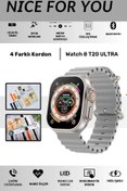 Resim Nice For You Watch 8 Akıllı Saat T20 Bluetooth Ultra Akıllı Saat Ios Ve Andorid Uyumlu 4 Kordonlu 