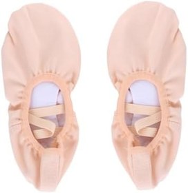 Resim Holibanna 1 Çift Dans Ayakkabıları Bale Ayakkabıları Kızlar Için Terlik Kadınlar Için Hafif Spor Ayakkabıları Bayan Bale Daireleri Kadınlar Için Yumuşak Taban Terlik Yoga Çan Ekipmanları 