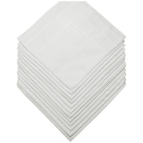 Resim Causa Forcia Mmxx Pamuk Mendil Erkek Kalın Yumuşak 12'Li Paket Beyaz 