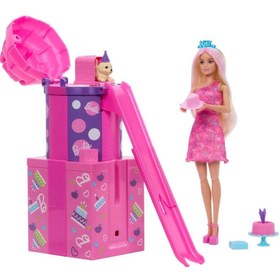 Resim Barbie Party Unboxed Parti Sürprizi Doğum Günü JKF66 