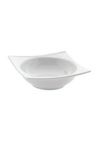 Resim Güral Porselen Hong Kong Otel 21 Cm 15x15 Cm Kare Ölçü Salata Kasesi - 6 Adet beyaz 