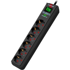 Resim Brennenstuhl Eco-Line 13.500A Işıklı Akım Korumalı Priz 