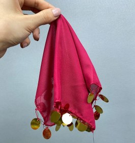 Resim Hobigram Gold Pul Işlemeli Lüx Halay Mendili 1 Adet Bordo – Kına Eğlence Aksesuarı, Şık Tasarım – Kına Eğlen 