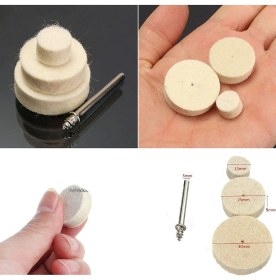 Resim Depolife Dremel Vb. Uyumlu 13 Parça Keçe Mandren Seti 