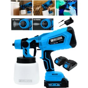 Resim Graizer Alman M 999 Vf 20 Ah Çift Akülü Boya Tabancası Püskürtme Ilaçlama Makinesi 