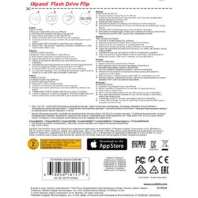 Resim Sandisk Ixpand Flash Drive 64 Gb Type A + Lightning Taşınabilir Usb Bellek Gri 