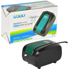 Resim Sobo Sb-1102 Çift Çıkışlı Hava Motoru 4 L/Dak. 3.5 W 