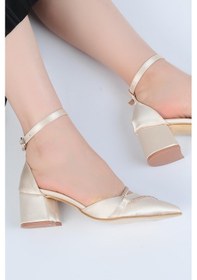 Resim Alens Eco 5 Cm Topuklu Kadın Taşlı Ayakkabı 001 