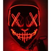 Resim LED Işıklı Turuncu Maske 