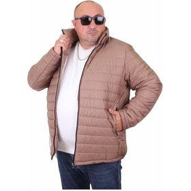 Resim Mocgrande Büyük Beden Jessica Su Itici Mont 22820 Vizon - 3Xl Vizon 