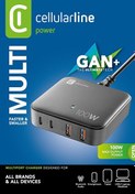 Resim Multipower 4 Portlu Gan 100w Siyah Şarj Cihazı Cellular Line