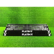 Resim Plakam54 Playboy Siyah 3d Pleksi Araba Plakalığı 