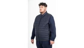 Resim Maraton Büyük Beden Erkek Dik Yaka Lacivert Yelek 