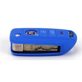 Resim Fiat 500x Anahtar Kılıfı Mavi Silikon 2015-2018 