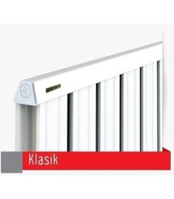 Resim Alurad Alüminyum Panel Radyatör Klasik 900X12 Dilim Ral 9010 Radyatör 