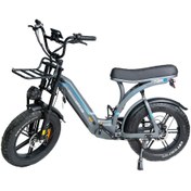 Resim TBIKE T-Bike Q8 250W Elektrikli Bisiklet Siyah-Gri 