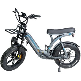 Resim TBIKE T-Bike Q8 250W Elektrikli Bisiklet Siyah-Gri 
