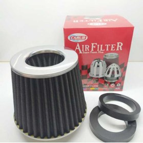 Resim Carub Performans ve Ses Arttırıcı Açık Hava Filtresi +6 Hp Açık Tip Gri Aparatlı Üniversal 