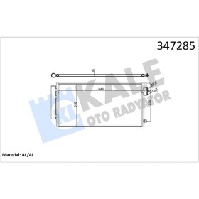 Resim Klima Kondanser Radyatörü Fıat Egea 16 500l 12 0.9t 1.3d Mtj 1.4 1.6d Mtj 1.6 Al-pl-brz 51887955 52102801 