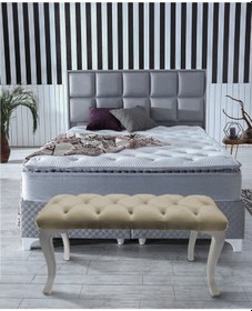 Resim Hardal Chester Model Babyface Kumaş Bench&koltuk&tabure&pofuduk Yatak Odası Takımı Ucu&önü Puff 