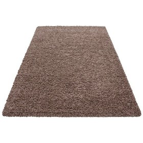 Resim Soft Shaggy Halı Yüksek Tüylü Düz Açık Kahverengi Çocuk Odası Oturma Odası Salon Mutfak Halısı 