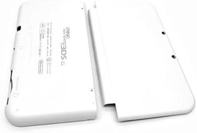 Resim Yeni Üst ve Alt Buzlu Kabuk Kapak Plakaları Değiştirme, Nintendo Yeni 3DS New3DS XL LL New3DSXL Elde Taşınır Oyun Konsolu, Beyaz Renk Mat Muhafaza A E Ön Kaplama Levhası + Vida Seti 