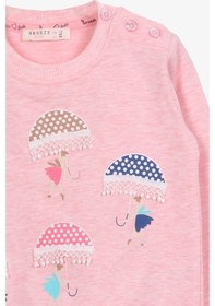 Resim Breeze Kız Çocuk Sweatshirt Şemsiyeli Kız Baskılı 1.5-5 Yaş, Somo (550006131) 