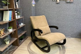 Resim SALVADOR SALLANAN SANDALYE, TEDDY KAHVE, SİYAH AHŞAP 
